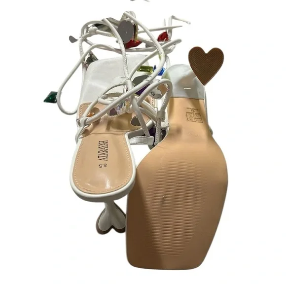 Azarayah Wrap Strappy Sandals with Multicolor Accents - Picture 5 of 5